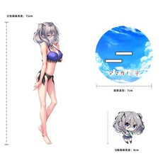 抱漫閣 甜蜜女友2 亞克力立牌 定製咲來黑姬結燈 冰見山玲, 1個, 續作結燈C款,高清雙面夾層