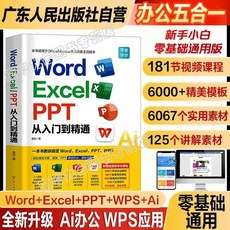椰子圖書 新版Word Excel PPT AI辦公Office21教程，從入門到精通，多種規格可選, Word Excel PPT新增AI+W