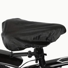 자전거 안장 커버 비 먼지 보호 방수 양면 사용 의자 보호 커버, 블랙(검은색), 1개