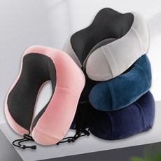휴대용 여행 목쿠션 말랑목베개 목받침베개