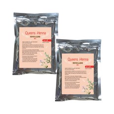 퀸즈 업그레이드헤나 1+1 천연헤나염색약 Queens henna upgrade 인도직수입 정품, 레드+레드, 1개