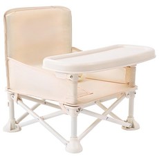 이유부스터 아기 식탁 의자 유아 출산 선물 휴대용 캠핑, 단일색, 1개