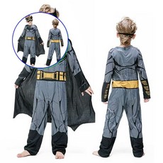 쌍문상회 베트맨의상 배트맨망토 할로윈데이 코스튬 생일파티 의상 귀여운 베트맨 남아동 배트맨가면 40872EA