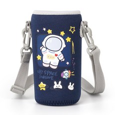 위즐 물통 가방 물병 텀블러 주머니, 네이비, 1개