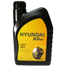 현대엑스티어 DOT-4 브레이크오일 XTeer BRAKE FLUID 1리터, 1개