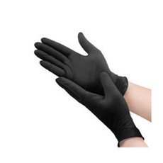 동광상사 깔깔이 미용장갑 소형 S, 블랙, 10개