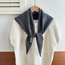 100% 울 겨울 스카프 여성용 따뜻한 삼각형 니트 히잡 솔리드 숄 랩 파시미나 반다나 헤드 신상품, 01 60x130cm, 01 빠른, 05 DB031-02