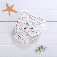 商檢合格 INS風 四層紗 (透氣舒適/親膚/學習褲/練習褲), 713波浪魚, 1個