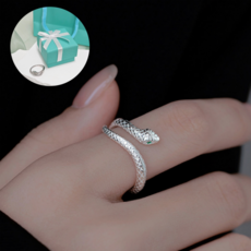 BELMONE 여성 오픈링 데일리 패션 뱀 반지