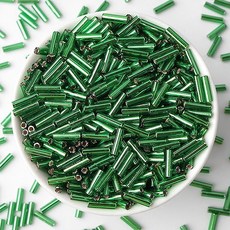 비즈아이 [3060-18]미유키비즈 시드비즈 막대 6mm 그린 SL 16 10g