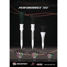 ROAPEX CYCLONE TEE 高爾夫球梯 (5支裝) - 增加開球距離, 1個, 75.50mm