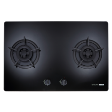 SAKURA櫻花雙口檯面爐具，簡約設計，雙口爐頭火力均勻，安全熄火裝置，提升廚房美感, 天然氣, G-2623AGB