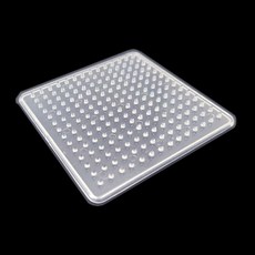 펄러 비즈 투명 모양판 소형 7.5cm*7.5cm / 펄러 비즈 모양 / 사각 비즈 모양판, 1개