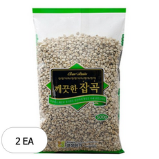 경성미가 깨끗한 율무, 2개