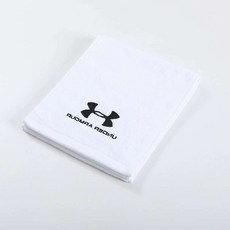 運動毛巾 純棉吸汗速乾毛巾 健身房男女適用 籃球遊泳瑜伽跑步擦汗巾, 白色,20X100CM, 1個