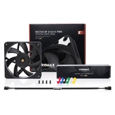 Noctua NF-A12x15 PWM chromax.black.swap 磁穩 薄型扇 優異散熱效能與靜音表現 多彩搭配打造個人風格, 1個