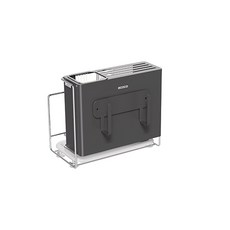 【ECOCO】磁吸多功能刀架 - 廚房收納 菜刀筷子籠 鍋蓋菜板架一體置物架, 1個, E25122小號升級-鍋蓋架款