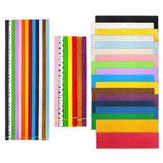 띠골판지 20색 골판지색종이 세트 만들기재료, 상세페이지 참조, 띠골판지(중)-핑크