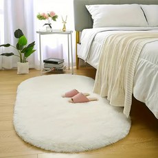 고밀도 미끄럼방지 거실 침실용 타원형 러그 카펫
