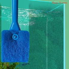 어항 청소 손잡이 수세미 수조 스크래퍼 이끼제거 청소솔