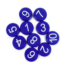 뚱이네 잡화점 숫자 자석 냉장고자석, 파랑, 1개