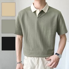 남성 피케 티셔츠 스포츠 골프 여름 데일리 반팔티 반팔 유니폼 남자 카라티 여행 카라 운동