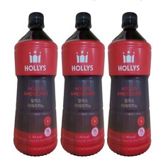 할리스 아메리카노, 1L, 1개입, 3개