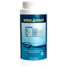 NATURAL VITALITY 鈣鎂保健食品, 454g, 1罐