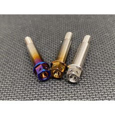 御前二輪機車精品 POSH 鈦合金 BREMBO RCS 14/15/17/19 總泵 拉桿螺絲, 原色, 1個