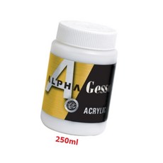 알파 젯소 250ml 캔버스젯소 아크릴마감재 밑바탕
