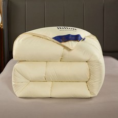 빛나는 판다힐튼 덕 다운 이불 두꺼운 보온 겨울 더블 이불 솜 1호빛나는 판다