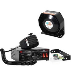 차량용 확성기 알람 12V 트랙터 스피커 메가폰 사이렌, 300W/24V/초박형, 1개