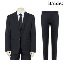 바쏘 울 블렌디드 슬림핏 마이크로 솔리드 수트BSY1JQ52ABSY1PQ52A 2775598