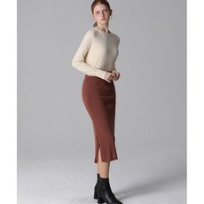 르오트 유니크 골지니트 스커트-사이즈 55 88다양