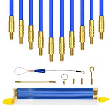 아모란나 낚시대 요비선 4mm 10M 리드파트 훅 링 케이스 풀세트, 1개