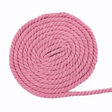 1-5 미터 12mm 3 가닥 트위스트 코튼 로프 짠 브레이드 가방 코드 홈 장식 Drawstring 밧줄 DIY 바느질 액, 03 12mm-1Meter, 11 Pink