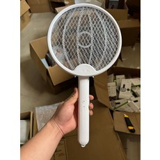 【地球】摺疊電蚊拍 電擊滅蚊拍USB滅蚊器充電式家用二合一滅蚊燈, 1個