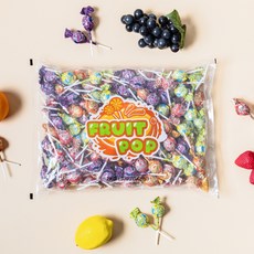 푸루트팝 롤리팝 막대 사탕 과일맛 대용량 캔디, 2kg, 1개