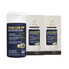 리포좀 콘드로이친 1200mg 소연골 식약처 식약청 해썹 인증 인정 저분자 소유래 콘드라이친 캡슐 코드로이친 콘도르이친 콘도레친 콘드로치 코도레이친 콘트레이친 콘드레친 추출, 2박스, 60정