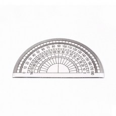각도 측정 도구 각도자 투명 180도