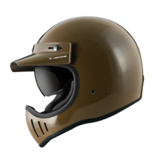 ASTONE SUPER RETRO 素色復古風格全罩式安全帽 經典山車帽設計 多色可選, 咖啡拿鐵