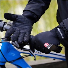 스마트폰터치 기모 라이딩 자전거 바이크 장갑 hes+08929eD, L