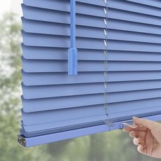 늘다온 무타공 블라인드 알루미늄 손잡이로 내리는 조절 당김 막대 스틱 커튼