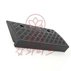 혜명잡화마트 계단 문턱 휠체어 진입판 50x27x7cm 블랙