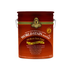 삼화페인트 월드스테인마스터 16리터 무광 목재 방부목 친환경 오일스테인, 1개, 16L, WS-3010 월넛