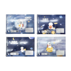 空白繪畫本 空白繪本 繪圖本 兒童繪畫專用，優質紙張，激發無限創意, 27.7*19 cm, 1個, 30sheets