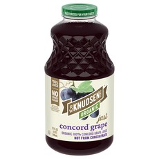 R.W. 크누센 유기농 저스트 콩코드 포도 주스 946ml (포장 변경 가능) R.W. Knudsen Organic Just Concord Grape Juice 32 fz