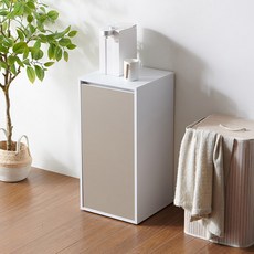가구의서 다용도 수납장 3단 선반형 398x395x800mm, 오크
