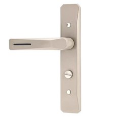 티에이치 TTLock 앱 지문 비밀번호 RFID IC 카드 단일 래치 핸들 잠금 장치 실내 가정용 나무 금속 문용, 02 Silver TTLock