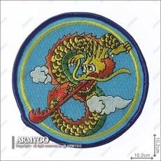 【ARMYGO】空軍第八飛行大隊部隊章，精緻軍事徽章，高品質收藏，展現愛國情懷, 1個, 不車魔鬼氈